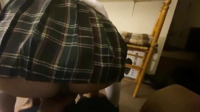 TattedCookiebutter - teachers bitch ride ebony pussy