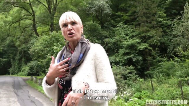 big natural tits, authentic, reality - czech streets 113 tour