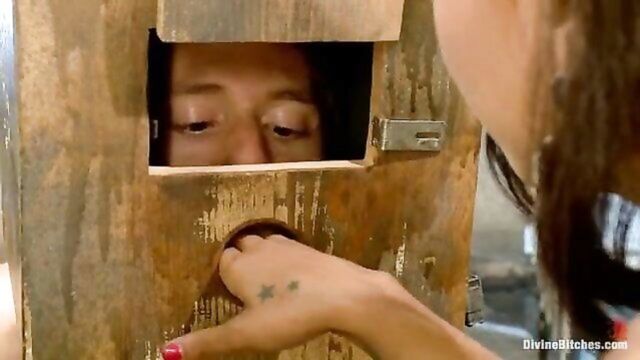 ass fingering, blowjob, anal - mistress demands slaves attention