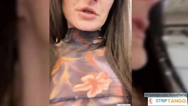 real amateur, housewife, roleplay - annamaria strip show