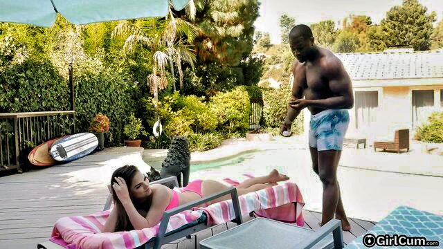 athena faris - athena faris poolside assgapping