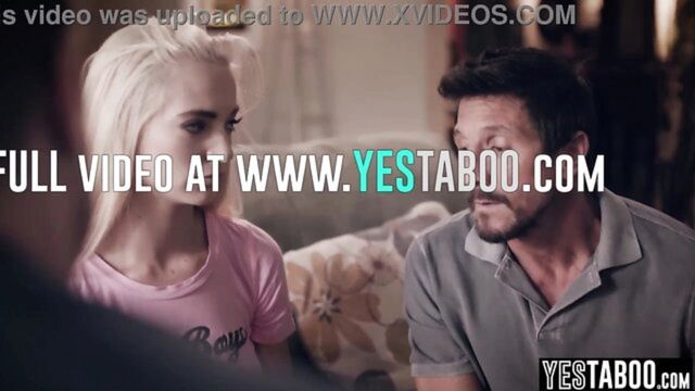 blonde, russian, anal - Russian babe gets banged by pervert stepdad