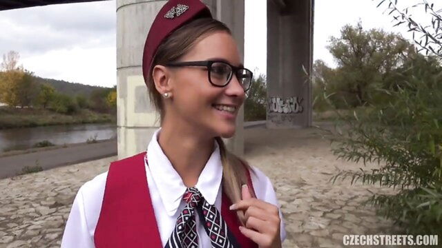 Andrea - czech streets 106 stewardess