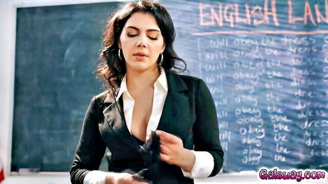 valentina nappi - strappy skirt gal in class