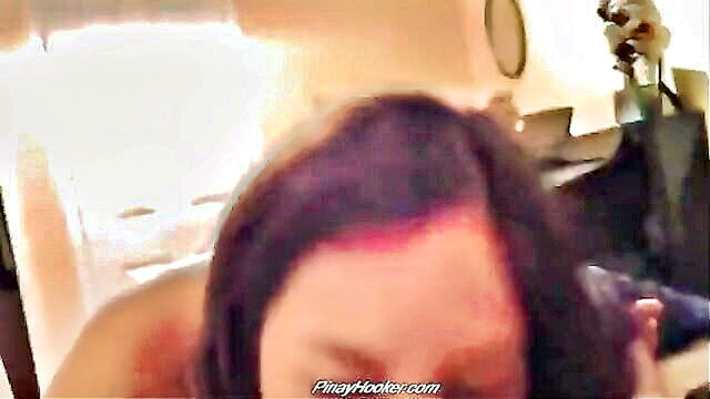 oral, suck, lick - filipina ex girlfriend performs oral sex with enthusiasm