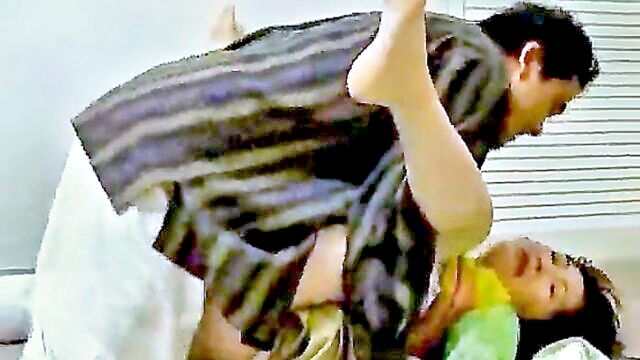 thief, japanese housewife, blowjob - a burglar has sex with a japanese homemaker
