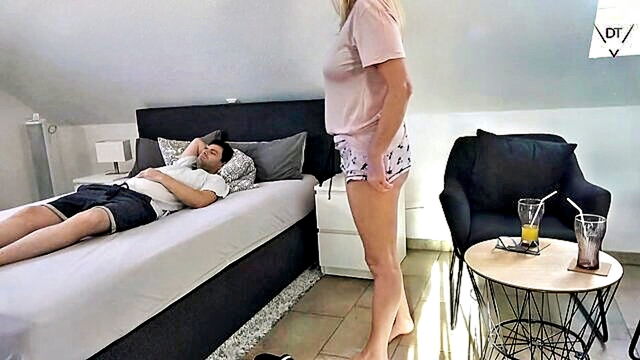porno, pussy, porn - milf mom gets her pussy fucked by horny stepson