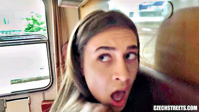 Vanessa Alessia, Alessia - a spontaneous encounter on a speedy train with vanessa and alessia two brunettes
