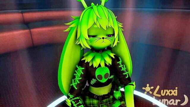 blowjob, fetish, futurani - knotty dick alien femboy