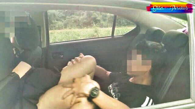 outside, very public sex, teenagerpublic - thai teen first outdoor sex