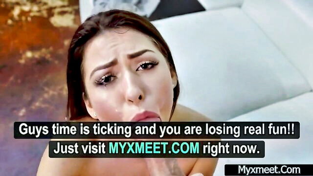 cumshot, redhead, blowjob - glamour teens pov sex