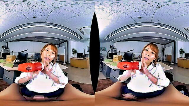 japanese, office, pov porn - VR Asian teen temptress