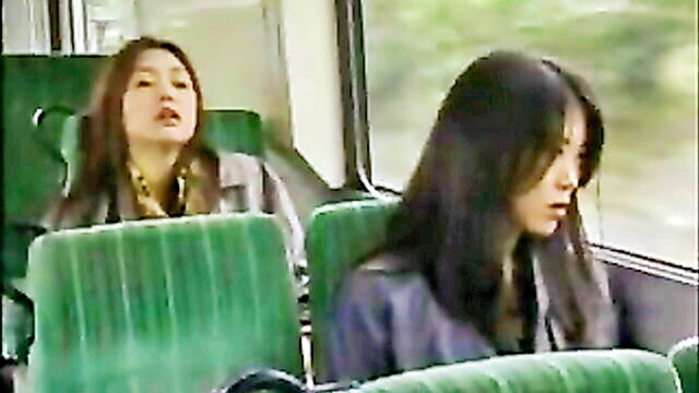 lesbian, japanese, porn video - Japanese lesbian bus sex