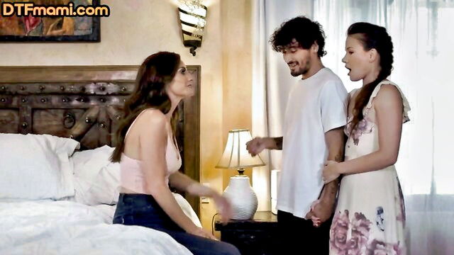 stepmom, stepson, taboo - dtf stepmommy threesome