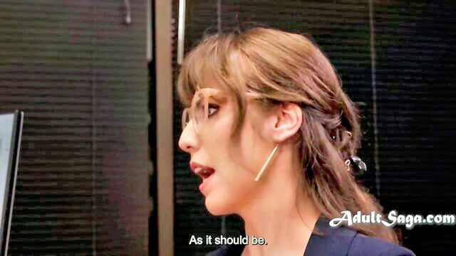 office, casting, transsexuals - trans chick office interview