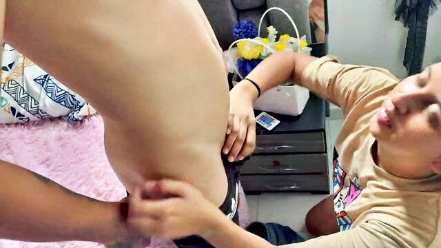 anal, amateur, cumshot - stepsister vid hard sex