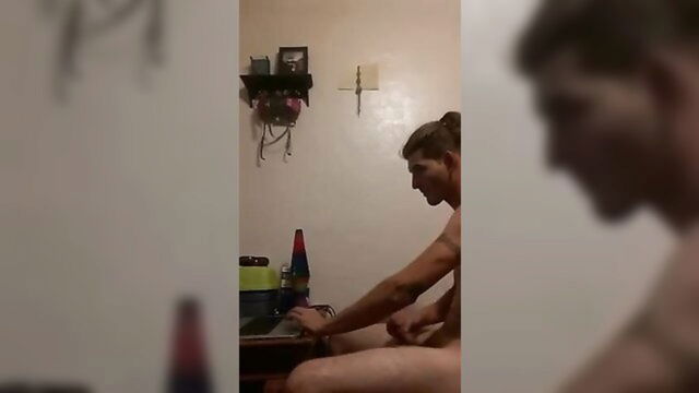 twink, young, teen - roommate caught looking at porn