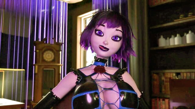 big tits, hentai, threesome - 3d threes way sex