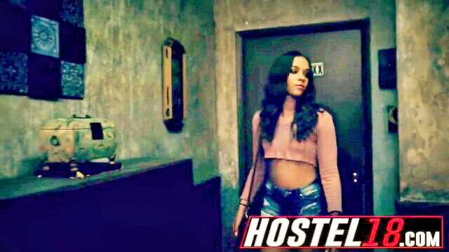 rough sex, hard sex, teen - deepthroat with sexy teen Liza Rowe