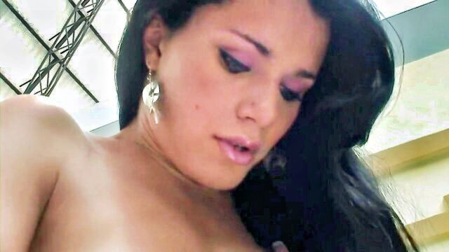 masturbation, cumshot, ladyboy - fernandinha tgirl by the pool