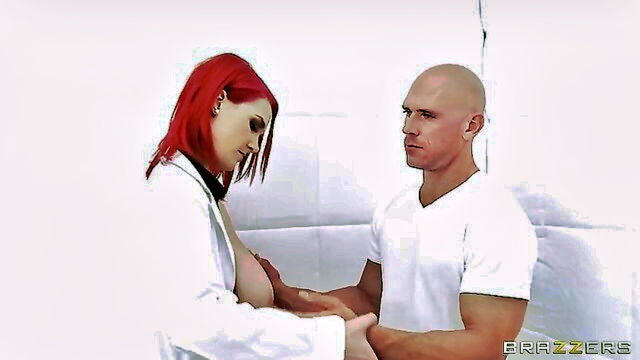 big boobs porn, cute teen tits, big booty - cute doctor bounces huge boobs