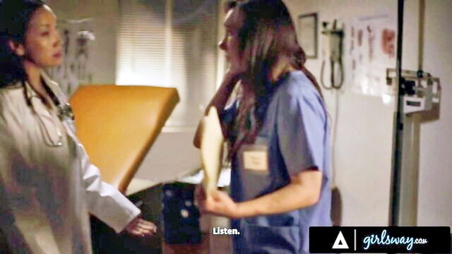 lesbian, milf, fetish - girlsway doctor visit