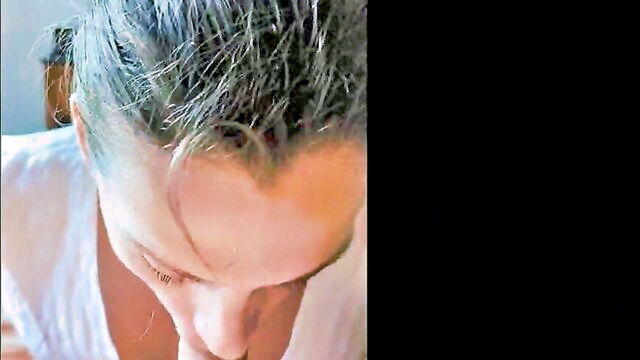 transsexuals, blowjob, home made - dad morning wood swallowing