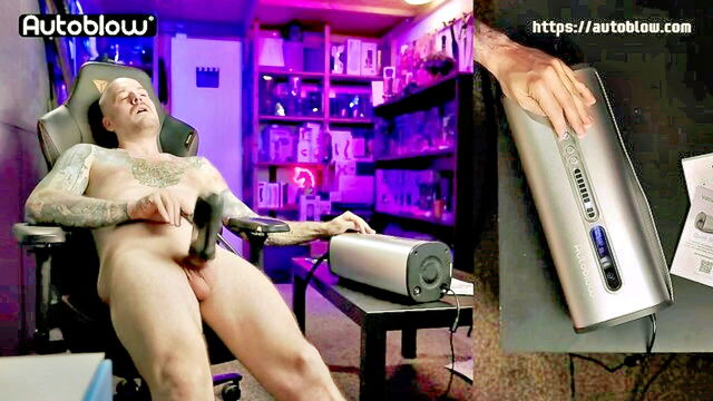 stroker, handjob, blowjob - vacuglide edging sex