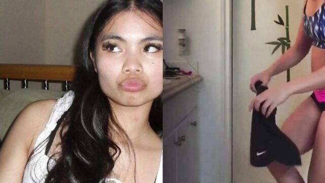 asian, sister, filipina - spied asian sister dancing