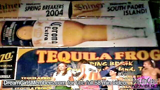 little angel - amateur porn starlet strips down for wet t shirt contest