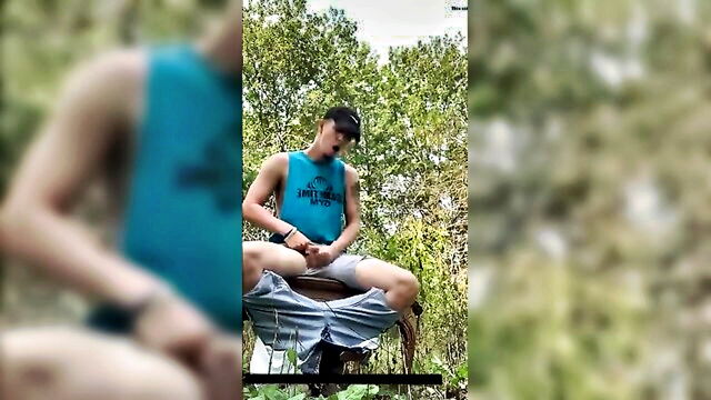 cum shots, public outside, handjob - public handjob 616