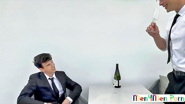 anal sex, gay porn, fucking - hot job interview sex