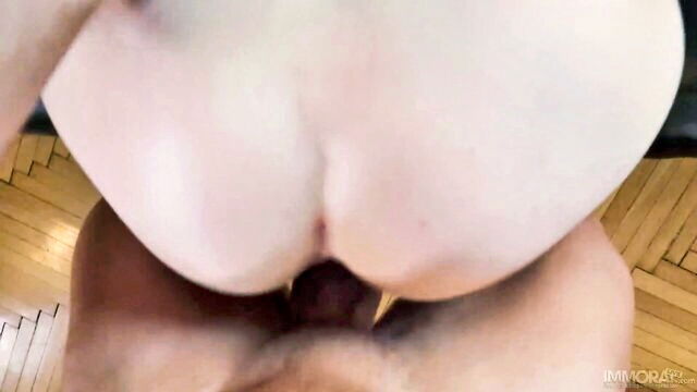 milf, pov, pornstar - busty blonde mmf threesome