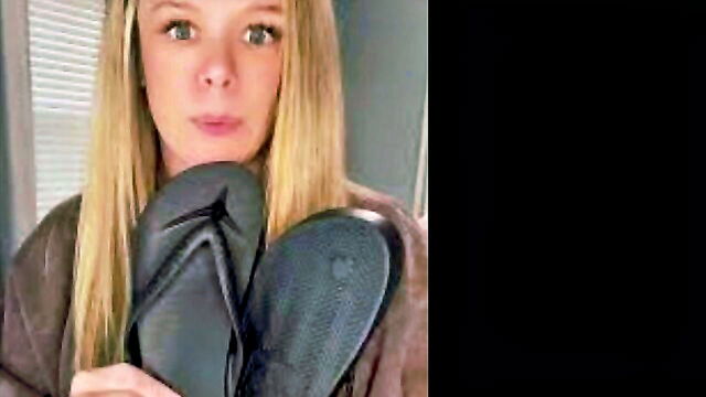 fetish, footjob, blonde - foot fetish blonde hottie