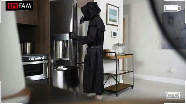 small tits, big cock, voyeur - daisy fox stepbro prank