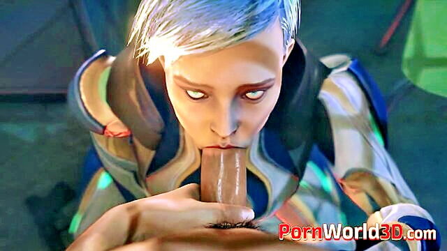 bdsm porn featuring 3d characters sucking a huge cock