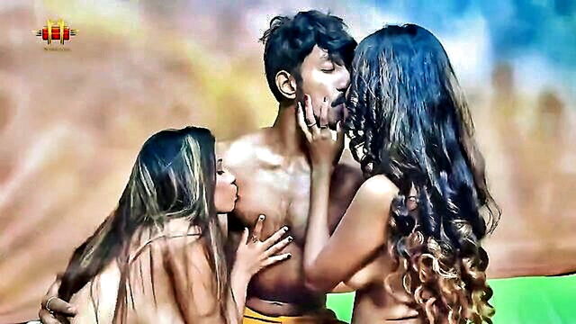 Jon Jon - two attractive indian women enjoy engaging with a cameraman jon jon in a steamy encounter
