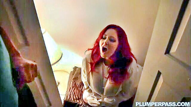 Eliza Allure - eliza allure a lustful redhead bbw model indulges in her insatiable sexual cravings Plumper Pass