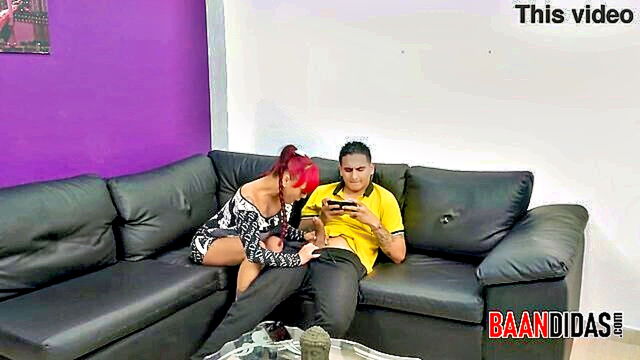 busty milf seduces stepson