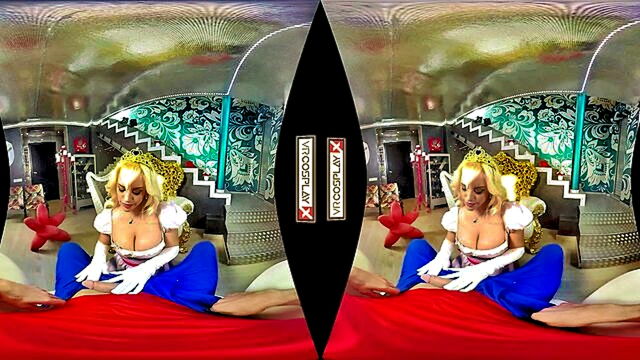 Blondie Fesser - blonde vr video with full 180 degree view of tits and ass