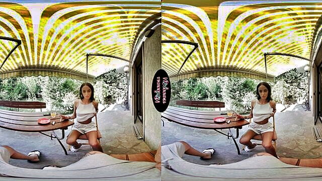 ayana, old tits, home - ayana in homemade vr with intense 60 fps