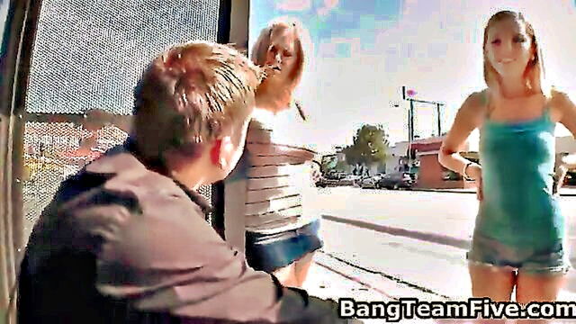 anal, blowjob, hardcore - blonde babes craving manhood in a wild part 6 video