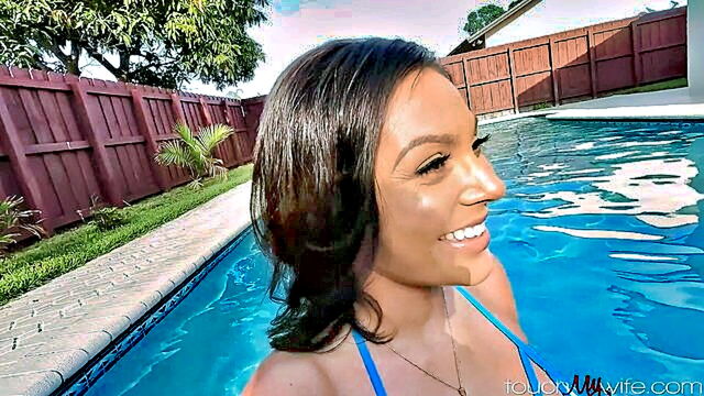 Demi Diveena - interracial cuckoldry demi diveenas sensual blowjob from pov