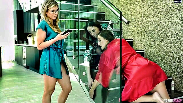 Melanie Hicks, Cory Chase, Amiee Cambridge - amateur beauties amiee cambridge melanie hicks and cory chase find themselves stuck in a milfs luxurious mansion in volume 2 Taboo Heat