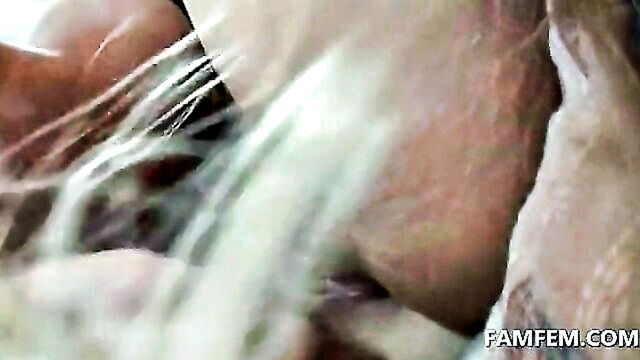 two ex girlfriends engage in lesbian activity on camera with a focus on close up shots and shaved pussies : JustTKHer1