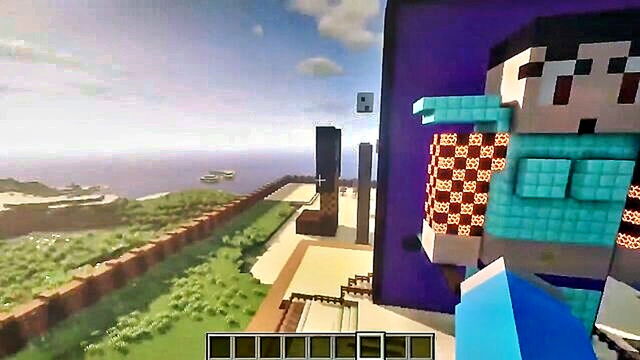 minecraft giantess from a different dimension engages in hardcore sexual activities : caroline21