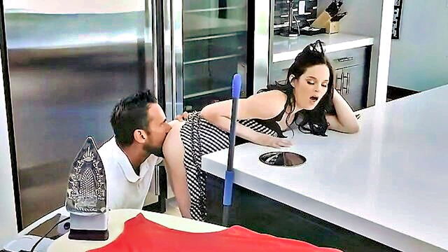 asian, anal, amateur - husband and wife engage in rough sex with maid ending in a messy ejaculation