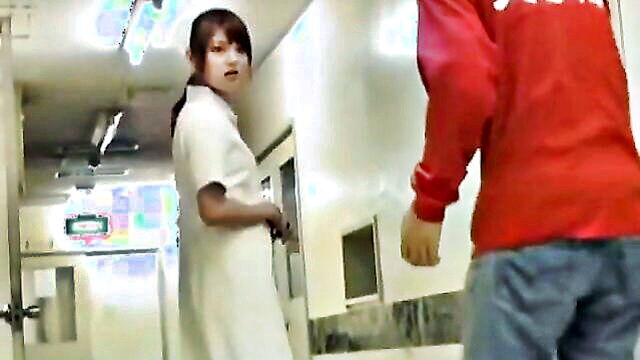 a thrilling public sharking experience with a japanese nurse in a white panty : herman_vena