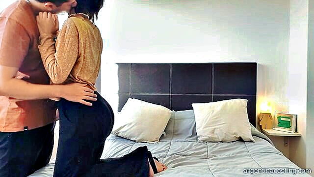 18 casting, ass 18, 18 tits - emi a young brunette from buenos aires goes for a homemade casting