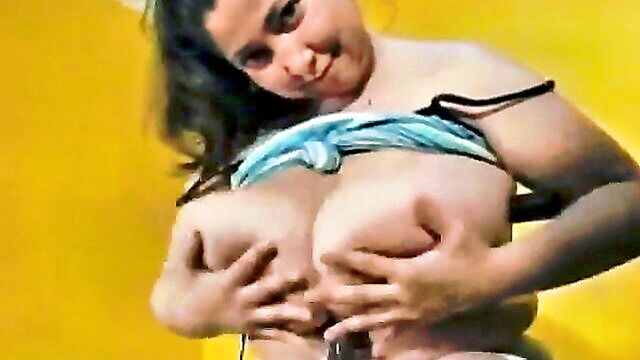 Diana - dianas tantalizing workout session   part 2 with focus on bouncing breasts leon44